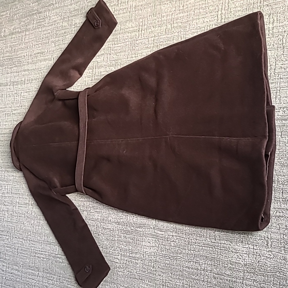Abercrombie & Fitch Double-Breasted Wool-blend Coat in Dark Coffee - Picture 12 of 12